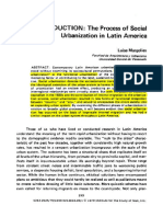 The Process of Social Urbanization LAT Margolies 1979 PDF