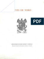 Leyes de Toro para Semestre 1 Derecho UNAM