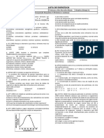 Ex - A1 - Aula 03 - Composição Bioquímica II