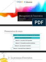 CM Séance 2 Management de Linnovation 2022-2023 PDF