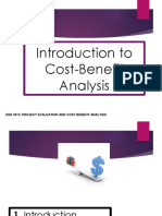 Introduction To Cost Benefit Analysis