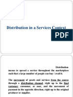 Distribution in A Services Context