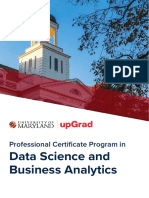 Brochure - Professional Certificate Program in Data Science and Business Analytics-UOM