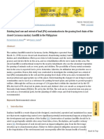 Existing Land Use and Extent of Lead (PB) Contamination in The Grazing Food Chain of The Closed Carmona Sanitary Landfill in The Philippines - PMC