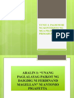 Week 4 Ang Unang Paglalayag Paikot NG Mundo Ni Ferdinand Magellan