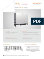 5 - SG (33-50) CX Premium V112 EN SUNGROW SG33-50CX Premium Datasheet PDF