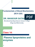 Class-14 - Plasma Lipoproteins - Enzymes