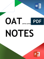 Notes: (Office Automation Tools)