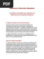 Captura Corporativa Una Amenaza para La Democracia