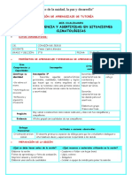 SESIÒN DE APRENDIZAJE UNIDAD 1 TUTORÌA RESILENCIA Y ASERTIVIDAD EN SITUACIONES CLIMATOLÒGICAS 3º 31-03-22.odt