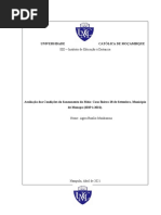 Avaliação Das Condições Do Saneamento Do Meio: Caso Bairro 28 de Setembro, Município de Monapo (2019 À 2021) .