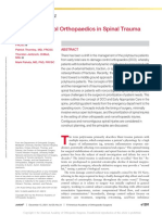 Damage Control Orthopaedics in Spinal Trauma JAAOS