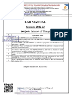 IoT Lab Manual