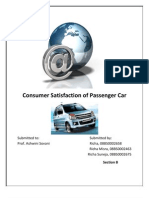 BRM Project - Customer Satisfaction For Passenger Car