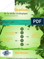 Modélisation de Niche Écologique