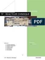 TP: Reacteur Chimique: C.R: Réacteur Chimique 2019/2020