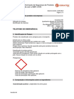 Coraclean Ed: FISPQ-Ficha de Informação de Segurança de Produtos Químicos em Acordo Com A NBR-14725