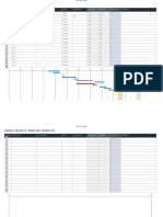 Simple Project Timeline Template