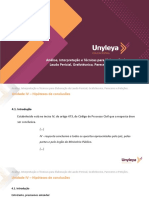 Unidade 4 - Análise, Interpretação e Técnicas para Elaboração de Laudo