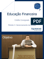 Educação Financeira. Crédito Consignado. Módulo 3 - Gerenciamento de Dívidas