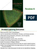 MIDTERM - SESSION 6 - Chapter 10 - Classification of Microorganisms PDF