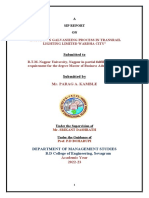 Submitted To: "A Study On Galvanizing Process in Transrail Lighting Limited Wardha City"