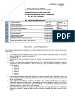 Cronograma y Requisitos de Contratacion Por Expedientes