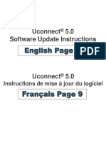 Uconnect 5.0 Software Update Instructions: English Page 2