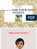 Lets Tame Your Test Anxiety