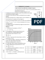 On Se Propose D'étudier Le Mouvement de La Chute Verticale, Avec Frottement Fluide, Dans Un Liquide Visqueux D'une Bille Homogène de Masse M