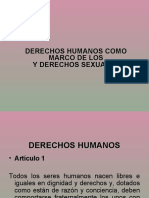 Derechos Humanos Como Marco de Los Y Derechos Sexuales