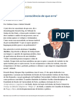 "Juiz Precisa Ter Consciência de Que Erra": Jurídico, Dip Aborda Os Dilemas Da Justiça Frente