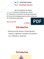 S243 Chapitre 8 Microbiologie Alimntaire