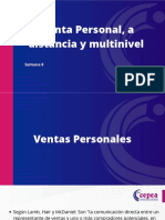 Venta Personal, A Distancia y Multinivel