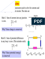 Kirchhoff's Rules