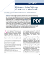 Effectiveness of Biologic Methods of Inhibiting Orthodontic Tooth Movement in Animal Studies