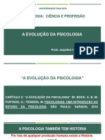 3 A Evolução Da Psicologia