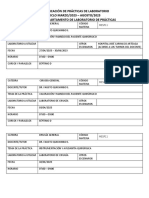 Planificación de Práctica Semanal - 7D - Cirugía - FQ