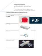 Proceso de Elaboracion Del Producto Propuesto