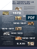 Infografia Linea Del Tiempo Original Azul