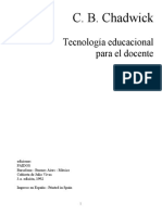 Tecnología Educacional para El Docente: C. B. Chadwick