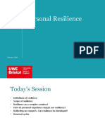 Personal Resilience: Presentation by