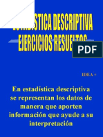 Estadística Descriptiva Ejercicios Resueltos