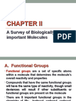 Biochemistry II. A Survey of Biologically-Important Molecules