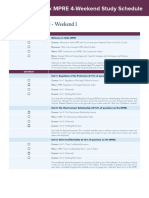 Helix MPRE 4 Weekend Study Schedule