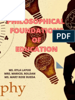 Philosophical Foundations of Education