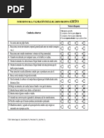 Valoración Inicial: Auditívo