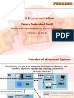 SCM Implementation: Ferrero Deutschland GMBH