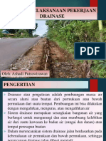 Pertemuan Ke-3 Metode Pelaksanaan Drainase