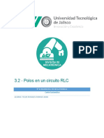 3.2 - Polos en Un Circuito RLC: 9° B Ingeniería en Mecatrónica